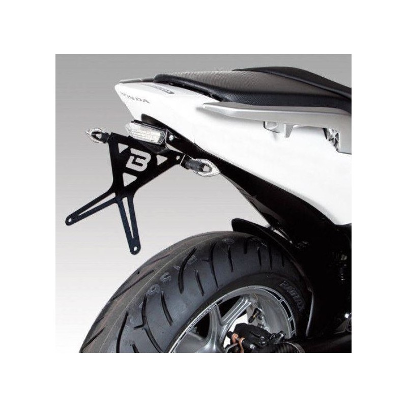 HI7104* : Soporte de matrícula Barracuda Honda NC700 NC750