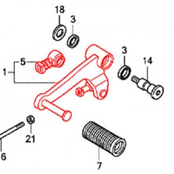 24705-MGS-D30 : Honda OEM gear selector NC700 NC750