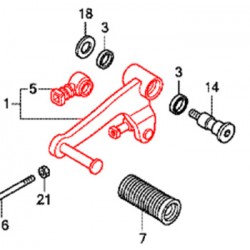 24705-MGS-D30 : Selector de velocidad original Honda Honda NC700 NC750