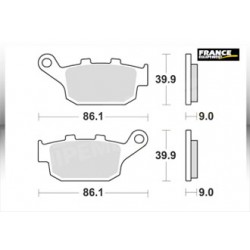LMP481SR : AP Racing 750 Hinterbremsscheiben NC700 NC750