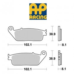 LMP227SF : Vordere Bremsbeläge von AP Racing für Modelle ohne ABS NC700 NC750