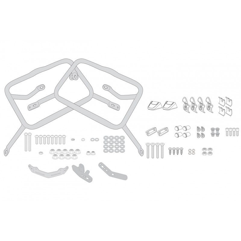 PLO1192MK : Support for Givi 2021 side cases NC700 NC750 PLO1192MK : Support for Givi 2021 side cases NC700 NC750