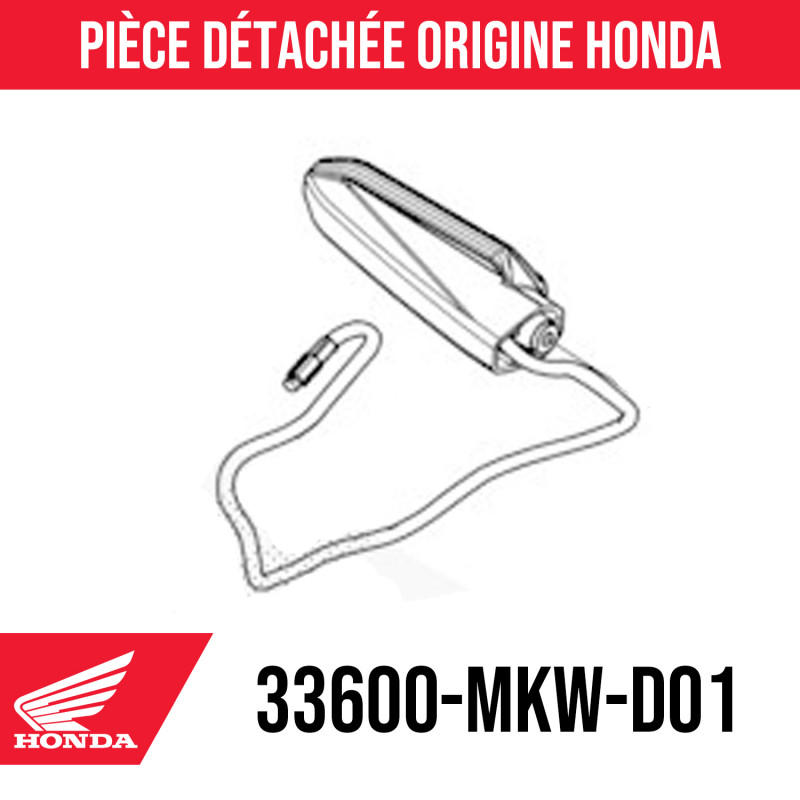 33600-MKW-D01 : Clignotant origine Honda NC750X 2021 Honda NC700 NC750