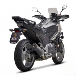 H26B-16C : SC-Project Oval Auspuff für NC750 2016 Honda NC700 NC750