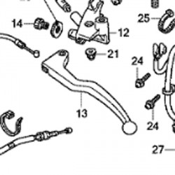 53178-KV0-000 : Honda Clutch Lever NC700 NC750