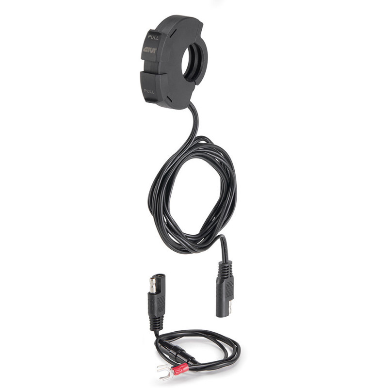 S120 : USB- und USB-C-Ladeanschluss für Lenker von Givi Honda NC700 NC750