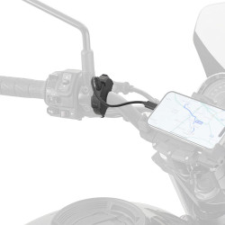 S120 : USB- und USB-C-Ladeanschluss für Lenker von Givi Honda NC700 NC750