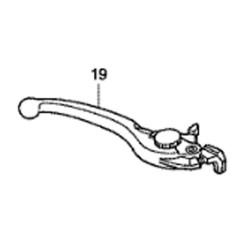 53170-MEJ-016 : Palanca de freno ajustable Honda Honda NC700 NC750