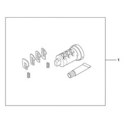 08885-HAC-P00 : Lock barrel for Honda OEM panniers NC700 NC750