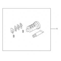 08885-HAC-P00 : Honda Lock barrel for OEM panniers NC700 NC750