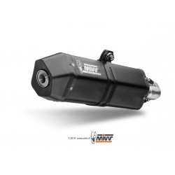 H.046.LRB : Mivv Speed Edge Steel Black Exhaust NC700 NC750