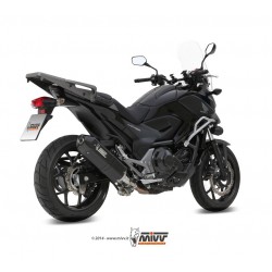 H.046.LRB : Mivv Speed Edge Steel Black Exhaust NC700 NC750