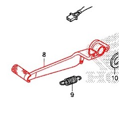 46500-MGS-D30 : Honda OEM brake pedal NC700 NC750