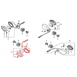 33400-MKA-D81 : Intermitente original Honda NC700 NC750