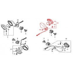 33600-MKA-D81 : Intermitente de origen Honda Honda NC700 NC750